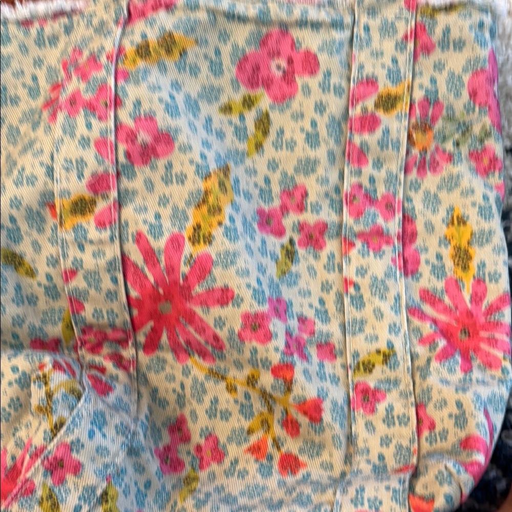 Natural Life Floral Tote Bag - Pink and Blue - Picture 4 of 8